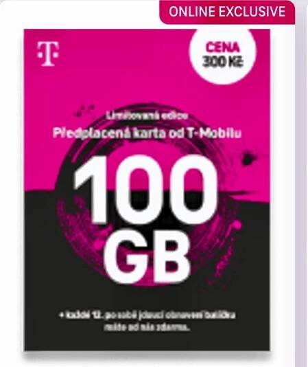 Datová karta 100GB -T-mobile