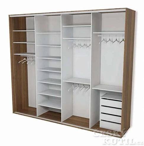 Vestavěná skříň Flexible, aneb udělej si sám