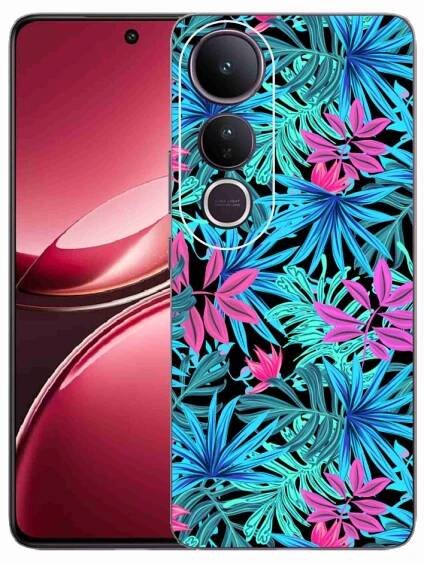Gelový kryt mmCase na Vivo V50 Lite 4G/5G - květiny 3