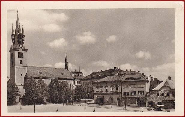 Příbram * pohled na část náměstí, nakl. Orbis * M1334 | Aukro