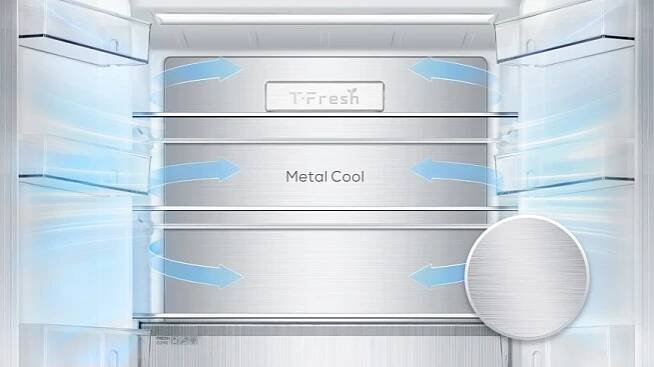 Americká lednice TCL RC521CXE0 nerez | DATART