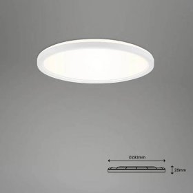 LED stropní světlo Slim S dim CCT bílá Ø 29 cm