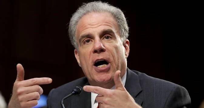 U.S. Justice Department Inspector General Michael Horowitz testifies before the Senate Judiciary Committee in the Hart Senate Office Building on Capitol Hill June 18, 2018 in Washington, DC.