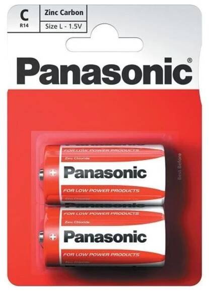 Baterie Panasonic Special power R14, Blistr(2)