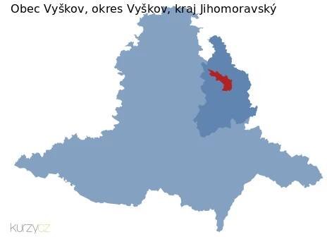 Vyškov v kraji Jihomoravský
