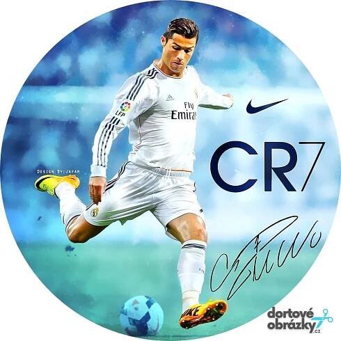 Jedlý papír RONALDO - REAL MADRID máme jako jedlý papír i fondán