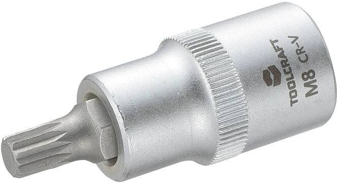 TOOLCRAFT 816087 čtyřzub (XZN) nástrčný klíč 8 mm 1/2