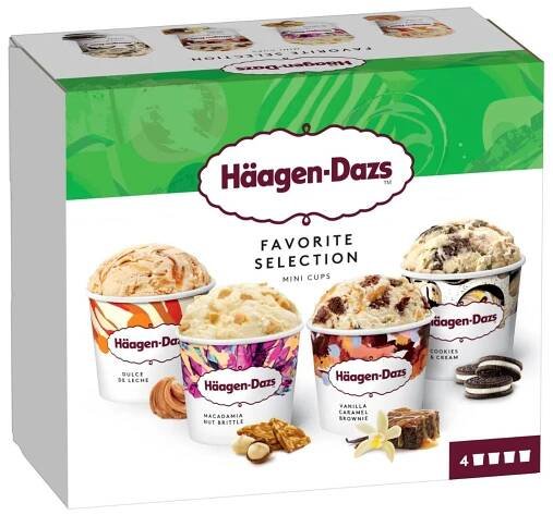Häagen-Dazs Favorite Selection 4x95 ml