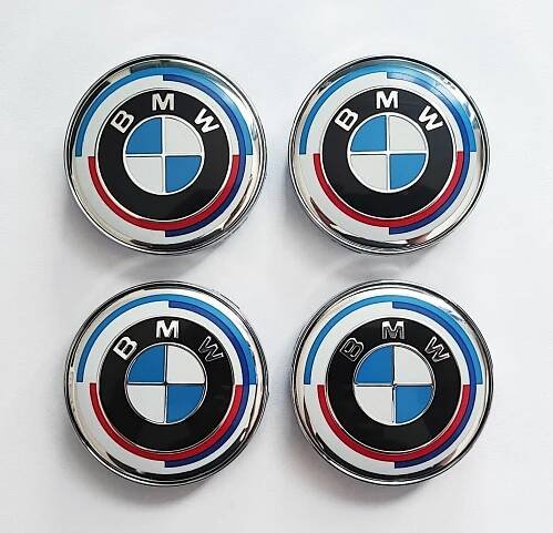 BMW středové pokličky 50th Anniversary 60mm - Auto-moto