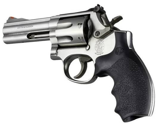 Střenky Hogue Smith & Wesson K/L Bantam round butt rám černé