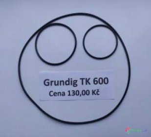 Grundig TK 600, TS 600 - sada řemínků - TV, audio, video