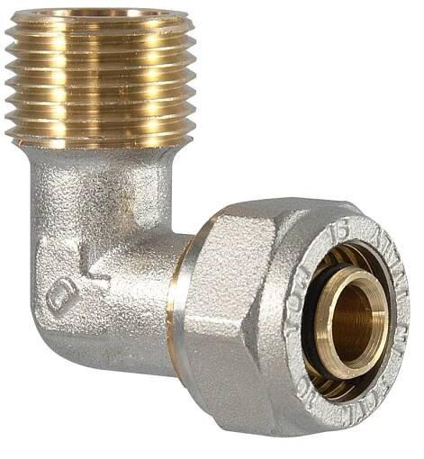 AL-PEX vnější koleno 90°, 20x2xM1/2", šroubovací