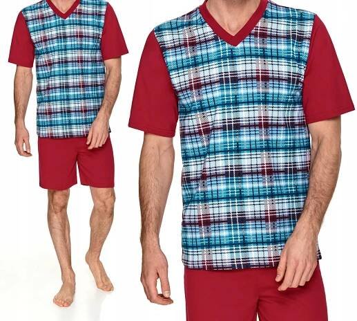 PYŽAMO NA LÉTO Pro nadýchaného pána velikost 6XL MEGA PLETENINA bavlna