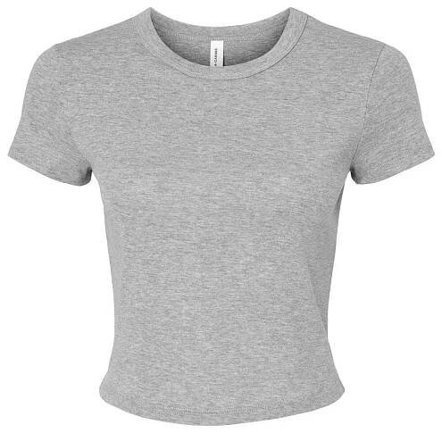 Dámská móda Bella Dámský crop top BL1010 Athletic Heather XXL