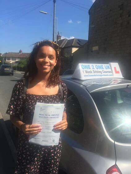 CONGRATULATIONS to Georgina Campbell from Ilkley for passing her driving test in Steeton today 23rd August.