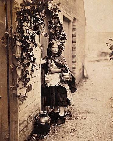 Henry Peach Robinson: Červená Karkulka, 1858