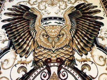 Masonic Woven Area Rug, 6x9, Freemason Illuminati Ring, Owl Tapestry, All Seeing Eye, Collectable » Uniqable Rings