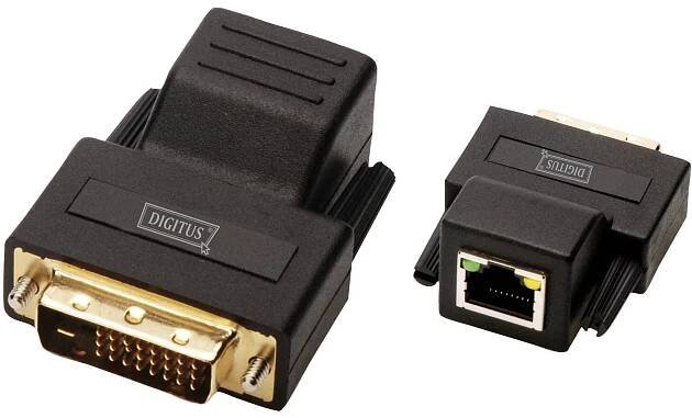 Digitus DS-54101 DVI extender (prodloužení) přes síťový kabel RJ45 75 m
