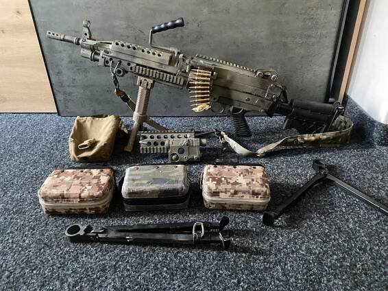 Kulomet MK 48 full upgrade | Army shop, airsoft, armyburza - největší burza s militariemi v ČR