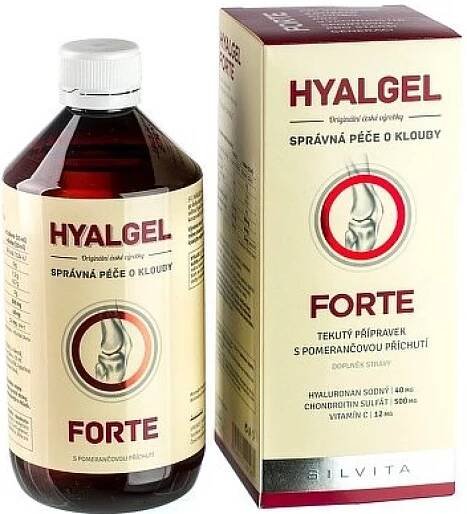 Silvita Hyalgel forte pomeranč 500 ml