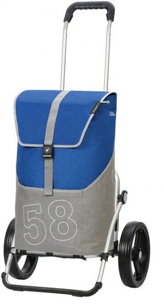 Nákupní taška na kolečkách  Andersen Royal Shopper Filip modrá, 46l