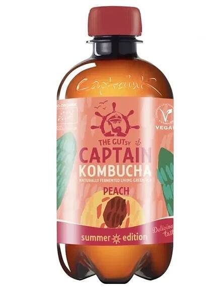 BIO Captain Kombucha Broskev 400ml - Premiové značky