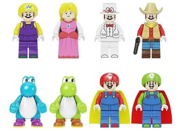 Figurky Super Mario 8 ks