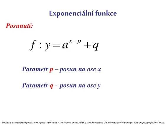 PPT - Exponenciální funkce PowerPoint Presentation, free download - ID:3298259