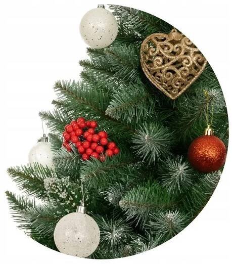 Umělý vánoční stromek malý dekorativní zelený 50cm Premium
