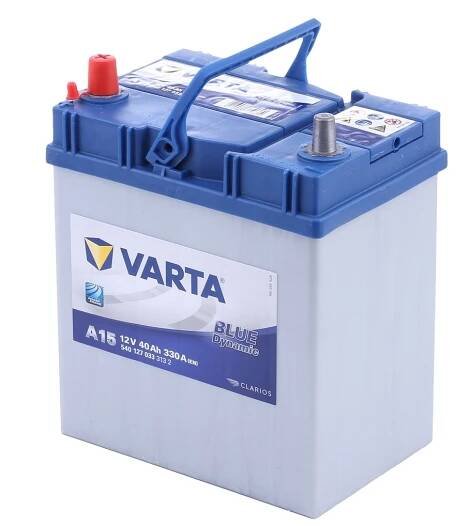 5401270333132 VARTA 540127033 BLUE dynamic A15 Autobaterie 12V 40Ah 330A B00 Olověná kyselinová baterie