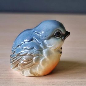 Porcelánová soška, ptaček - Goebel W. Germany - Starožitnosti a umění