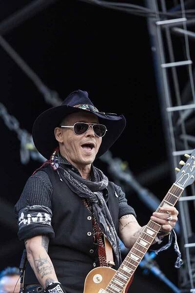 Koncert Hollywood Vampires Praha, 13.6.2018. Ilustrační foto.