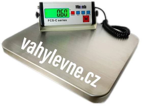 Můstková váha FURI do 150 kg a rozměry vážící plochy 405x335 mm.