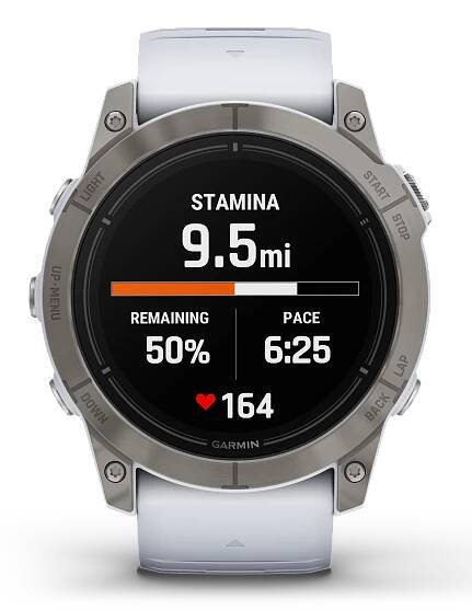 Garmin - Epix™ Pro (Gen 2) Sapphire Edition | Titanium / Whitestone Band | 51 mm + Voucher TOPO Czech maps | Tovys.cz 