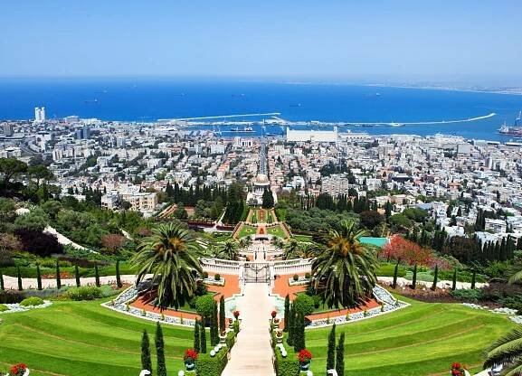 Aerial view of Haifa