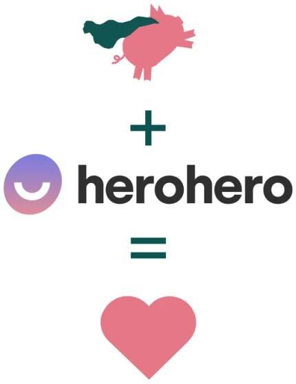 rozbité prasátko herohero