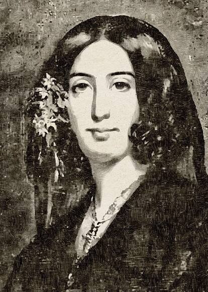 Portrait Georges Sand par Aricomagic Décoration Fertile Made in France