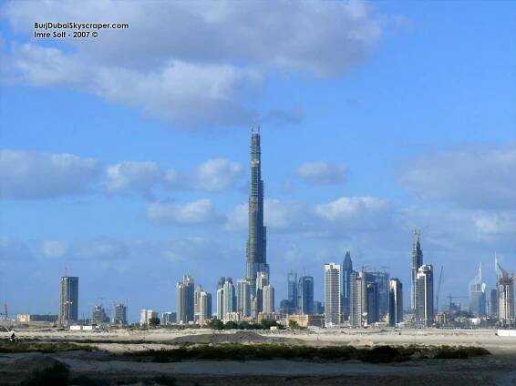 Burj Dubai 2007 November photos