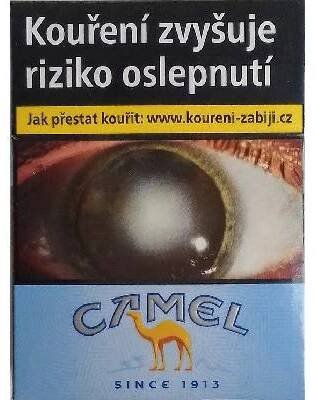 Kartonové balení tvrdá krabička cigarety s filtrem Camel Shorts Blue 70s kolek R 157 Kč 10x20ks