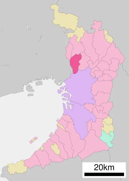 Location of Toyonaka
