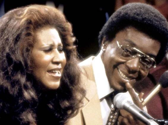 SOUL TRAIN, from left: Aretha Franklin, Don Cornelius, 1971-present