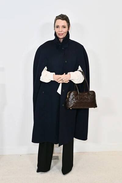 Olivia Colman at the Stella McCartney show on March 5, 2025