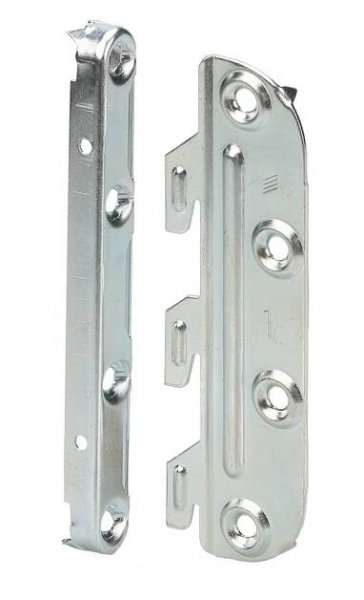 HETTICH Postelové spojovací kování, délka 130 mm, sada