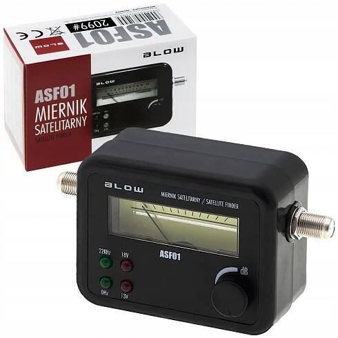 MĚŘIČ SATELITNÍHO SIGNÁLU DVB-T SAT ASF01 SIGNAL FINDER PRO ČINELY