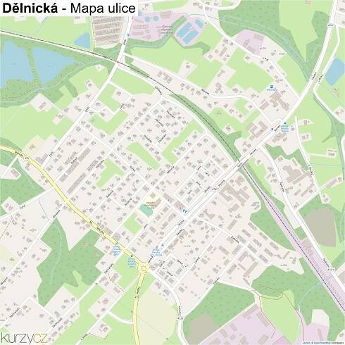 Dělnická - mapy | Kurzy.cz