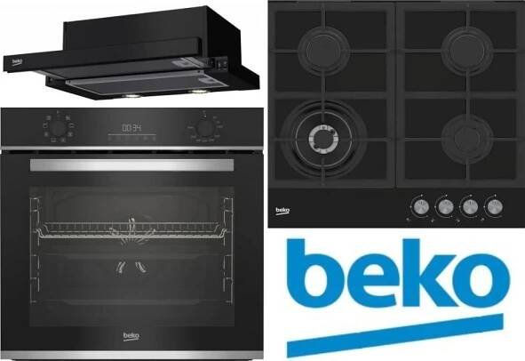 Set Beko BBIM13300X + HILW64225S + HNT62210B