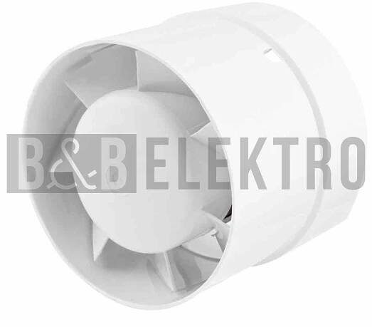 Ventilátor 125mm VENTS 125 VKO do potrubí 1009221 eleman