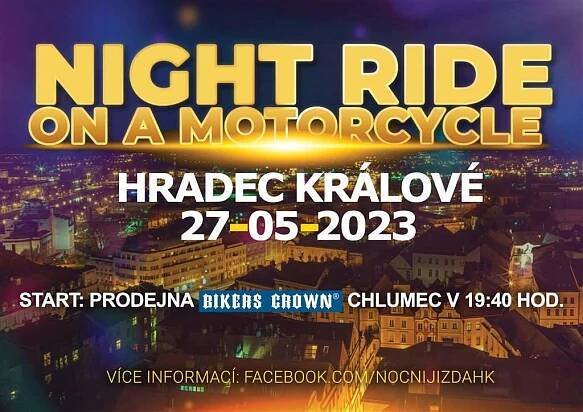 Night ride on a motorcycle Hradec Králové VIII. - kalendář akcí - motozábava.cz 