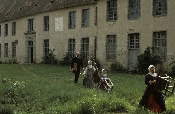 Jean-Pierre Marielle, Violaine Lacroix, Nadège Teron, Myriam Boyer - Všechna jitra světa - Z filmu