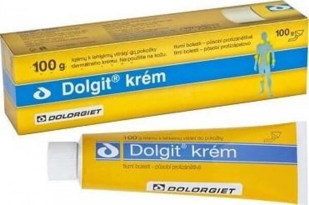 Recenze Dolgit krému a gelu proti bolesti s ibuprofenem